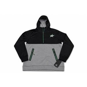 NWT Fanatics Dallas Stars NHL Men's Large Hoodie Quarter-Zip Pullover Sweatshirt